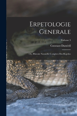 Book cover for Erpetologie Generale