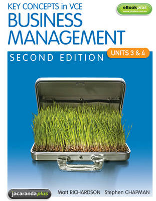 Book cover for Key Concepts in VCE Business Management Units 3&4 2E and EBookPLUS