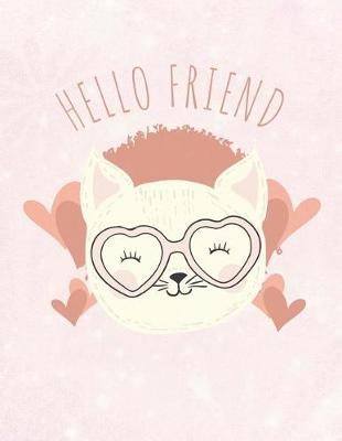 Book cover for Hello Friend Cat Notebook