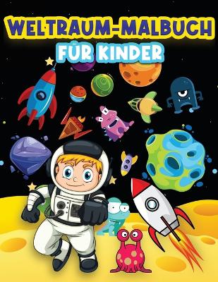 Book cover for Weltraum-Malbuch für Kinder