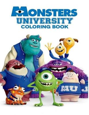 Book cover for Monsters University Coloring Book