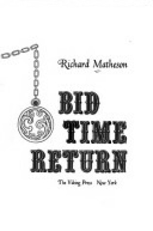Cover of Bid Time Return