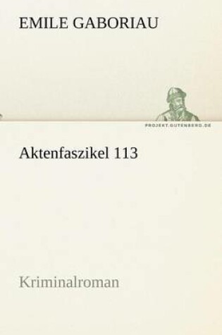 Cover of Aktenfaszikel 113