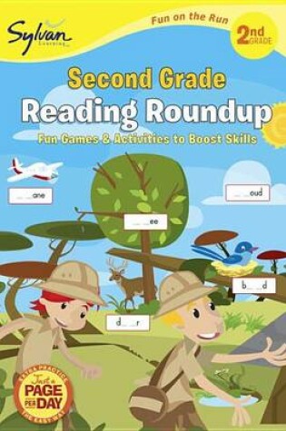 Cover of Second Grade Reading Roundup (Sylvan Fun On The Run Series)