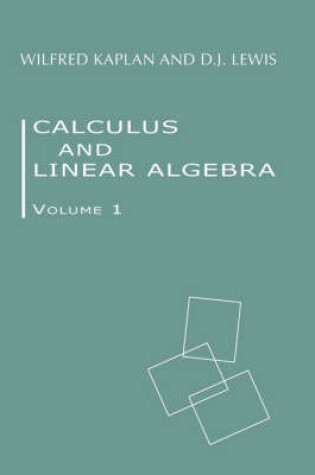 Cover of Calculus and Linear Algebra V.1