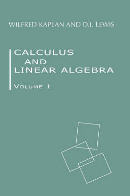 Book cover for Calculus and Linear Algebra V.1