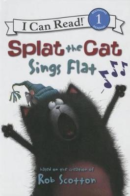 Book cover for Splat the Cat Sings Flat