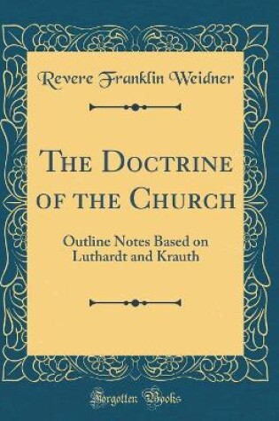 Cover of The Doctrine of the Church