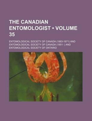 Book cover for The Canadian Entomologist (Volume 35 )