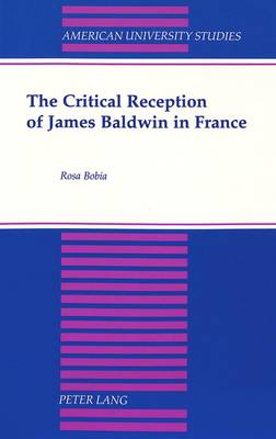 Cover of The Critical Reception of James Baldwin in France