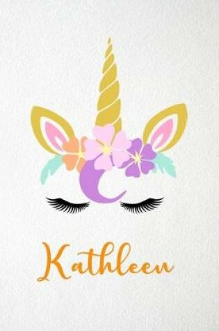 Cover of Kathleen A5 Lined Notebook 110 Pages