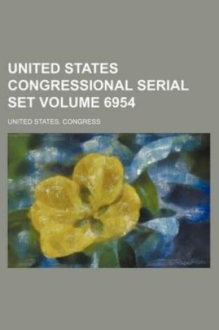 Cover of United States Congressional Serial Set Volume 6954