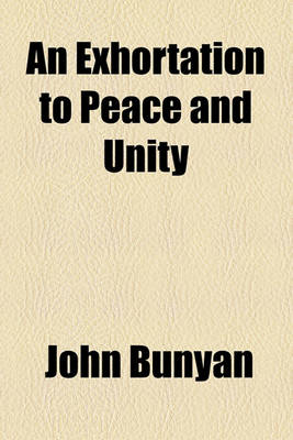 Book cover for An Exhortation to Peace and Unity