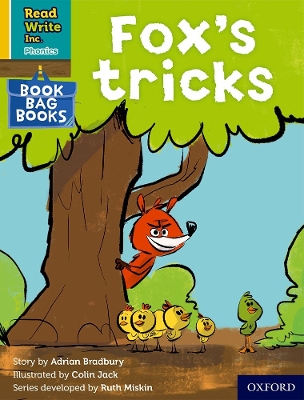 Book cover for Read Write Inc. Phonics: Fox's tricks (Yellow Set 5 Book Bag Book 1)