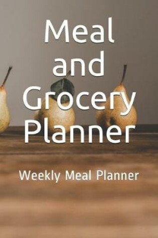 Cover of Meal and Grocery Planner