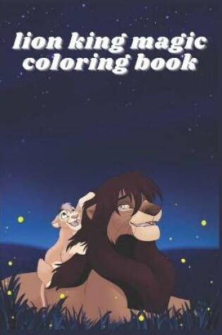 Cover of lion king magic coloring book