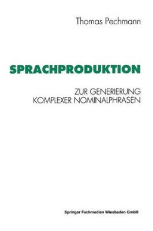 Cover of Sprachproduktion