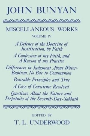 Cover of The Miscellaneous Works of John Bunyan: The Miscellaneous Works of John Bunyan