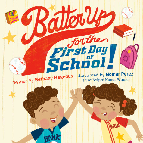 Book cover for Batter Up for the First Day of School!