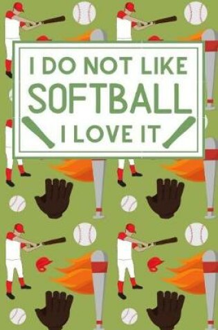 Cover of Softball Theme Notebook For Fans