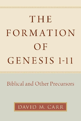 Book cover for The Formation of Genesis 1-11