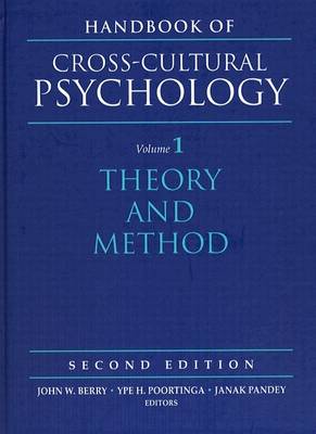 Cover of Handbook of Cross-Cultural Psychology