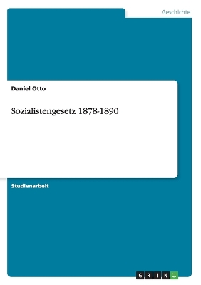 Book cover for Sozialistengesetz 1878-1890