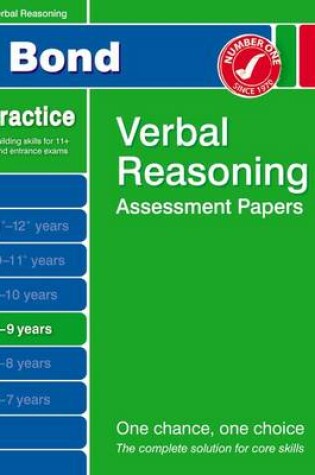 Cover of Bond Verbal Reasoning Assessment Papers 8-9 Years