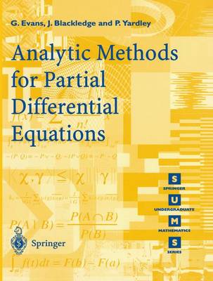 Book cover for Analytic Methods for Partial Differential Equations