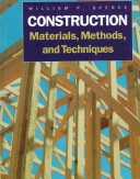 Book cover for Construction Methods, Materials, and Techniques