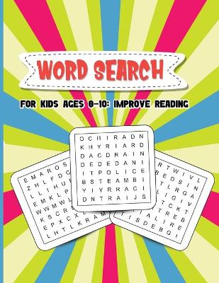 Book cover for Word Search for Kids Ages 8-10