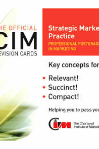 Cover of Strategic Marketing in Practice