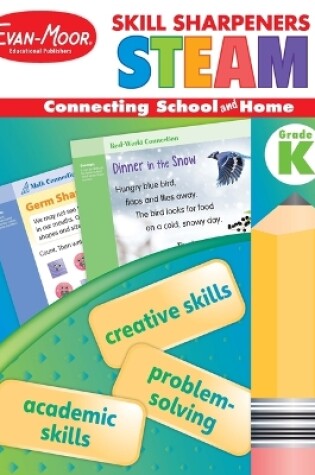 Cover of Skill Sharpeners: Steam, Kindergarten Workbook