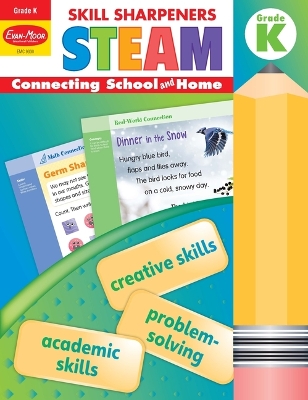 Book cover for Skill Sharpeners: Steam, Kindergarten Workbook