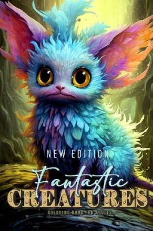 Cover of Fantastic Creatures Coloring Book for Adults New Edition