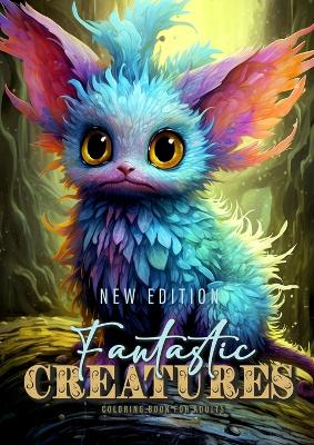 Book cover for Fantastic Creatures Coloring Book for Adults New Edition