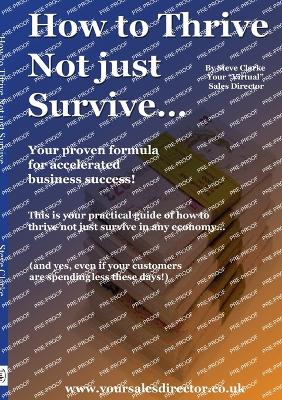 Book cover for How to Thrive Not just Survive