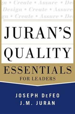 Cover of Juran's Quality Essentials