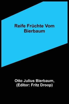 Book cover for Reife Früchte vom Bierbaum