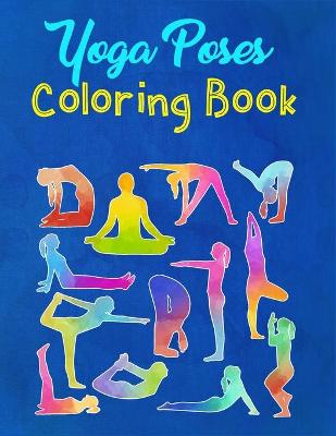 Book cover for Yoga Poses Coloring Book