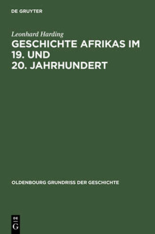 Cover of Geschichte Afrikas Im 19. Und 20. Jahrhundert