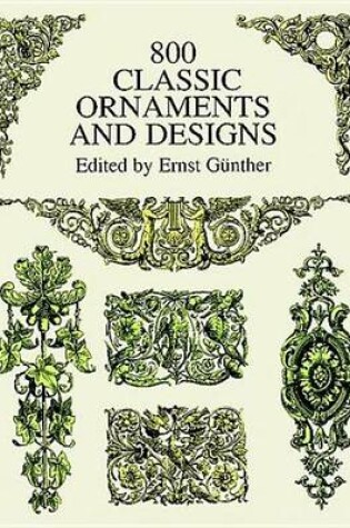 Cover of 800 Classic Ornaments and Designs