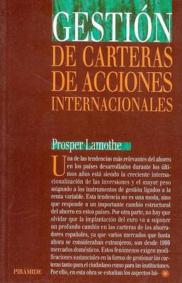 Book cover for Gestion de Carteras de Acciones Internacionales