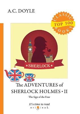 Cover of The Adventures of Sherlock Holmes II. The Sign of the Four