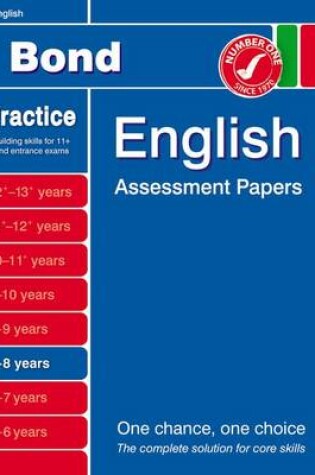 Cover of Bond English Assessment Papers 7-8 Years