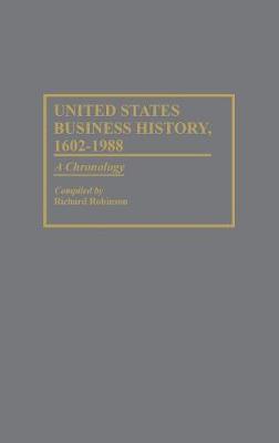 Book cover for United States Business History, 1602-1988