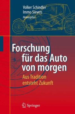 Cover of Forschung Fu R Das Auto Von Morgen