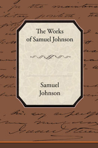 Cover of The Works of Samuel Johnson Volume IV