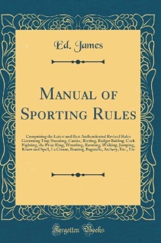 Cover of Manual of Sporting Rules