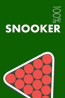 Book cover for Snooker Notebook